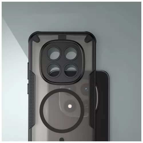 TECH-PROTECT RUGGED SHIELD MagSafe tok Xiaomi Redmi Note 15 Pro 5G készülékhez matt fekete
