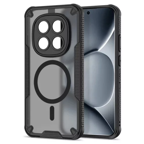 TECH-PROTECT RUGGED SHIELD MAGSAFE tok Xiaomi Poco M8 Pro / Redmi Note 15 Pro+ Plus 5G készülékhez matt fekete