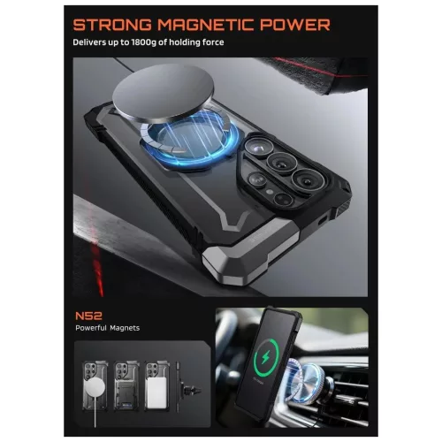 SUPCASE UB GRIP MAG MAGSAFE tok GALAXY S26 ULTRA készülékhez fekete