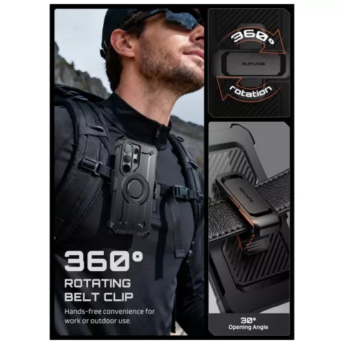 SUPCASE UNICORN BEETLE PRO MAG MAGSAFE 2-SET tok Galaxy S26 Ultra készülékhez fekete