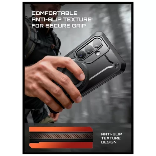 SUPCASE UNICORN BEETLE PRO MAG MAGSAFE 2-SET tok – GALAXY S26+ PLUS készülékhez – fekete