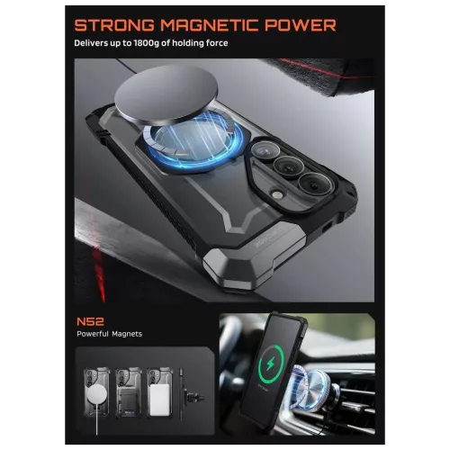 SUPCASE UB GRIP MAG MAGSAFE GALAXY S26 készülékhez tok fekete