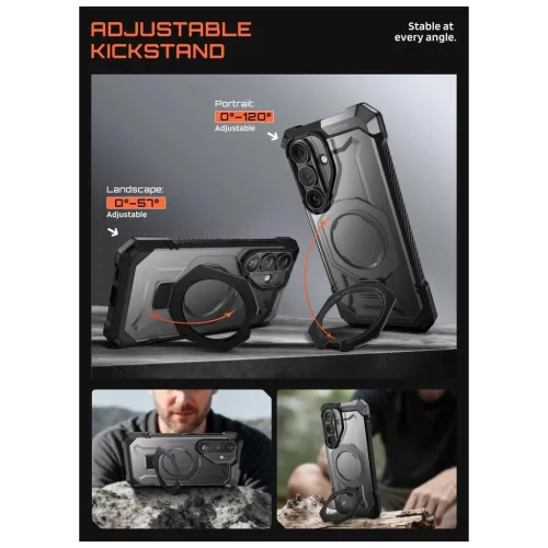 SUPCASE UB GRIP MAG MAGSAFE GALAXY S26 készülékhez tok fekete