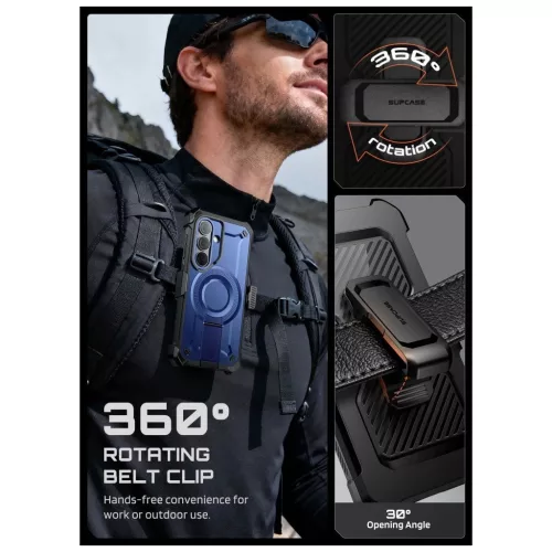 SUPCASE UNICORN BEETLE PRO MAG MAGSAFE tok 2-SET Samsung Galaxy S26 készülékhez kobalt