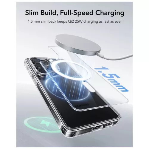 ESR CLASSIC HYBRID KICKSTAND MAGSAFE tok – Samsung Galaxy S26 készülékhez Ultra Clear