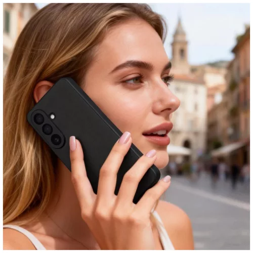 Tech-Protect Smart Wallet tok Samsung Galaxy S26 készülékhez matt fekete