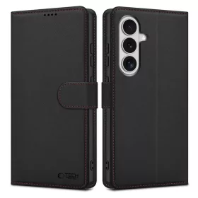   TECH-PROTECT pénztárca tok Galaxy S26 készülékhez fekete-piros