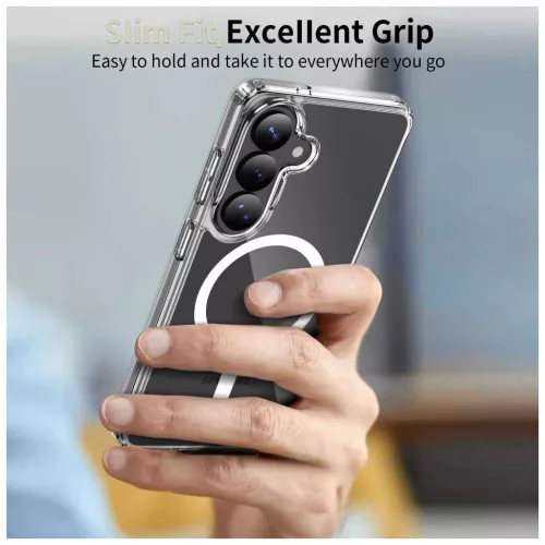 TECH-PROTECT FLEXAIR HYBRID MAGSAFE tok, Galaxy S26+ Plus készülékhez, átlátszó