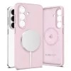 TECH-PROTECT MagSafe szilikon tok Samsung Galaxy S26+ Plus készülékhez rózsaszín gyöngyház