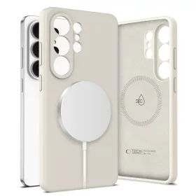   TECH-PROTECT Silikon MagSafe tok Galaxy S26 Ultra készülékhez – Cosmic Latte