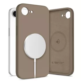   TECH-PROTECT szilikon MagSafe tok IPHONE 16E/17E készülékhez csokoládébarna