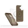 TECH-PROTECT szilikon MagSafe tok IPHONE 16E/17E készülékhez csokoládébarna