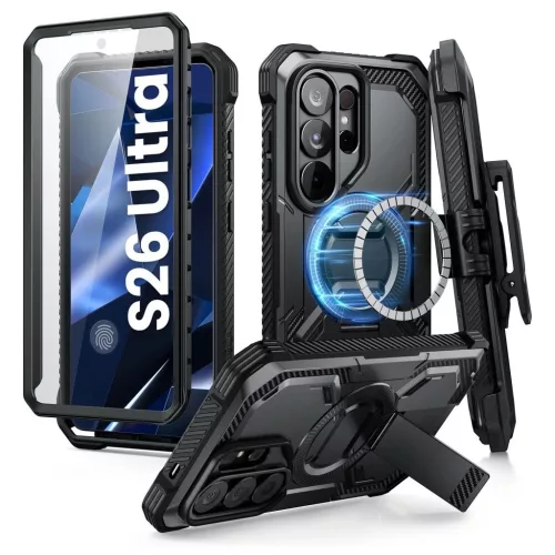 SUPCASE IBLSN ARMORBOX CLIP MAG MAGSAFE GALAXY S26 készülékhez tok ULTRA fekete