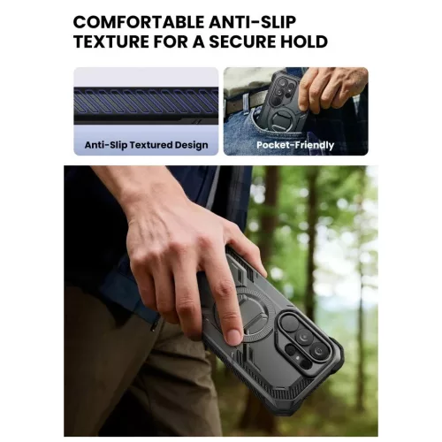 SUPCASE IBLSN ARMORBOX CLIP MAG MAGSAFE GALAXY S26 készülékhez tok ULTRA fekete