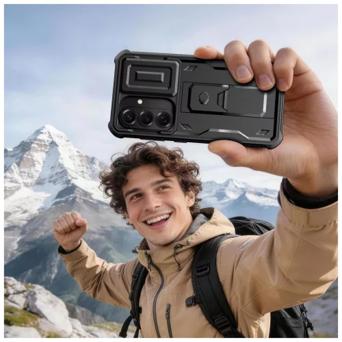 TECH-PROTECT Kevlar Cam+ 2-SET Galaxy S26 készülékhez tok fekete
