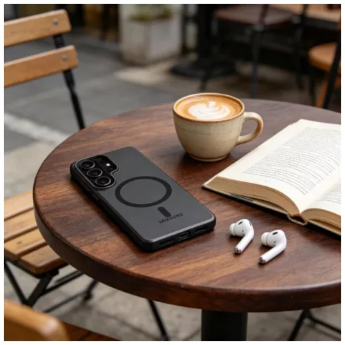 TECH-PROTECT MAGSLIM MAGSAFE tok Samsung Galaxy S26 készülékhez ULTRA MATTE fekete