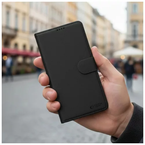 TECH-PROTECT wallet tok Galaxy A57 5G készülékhez fekete