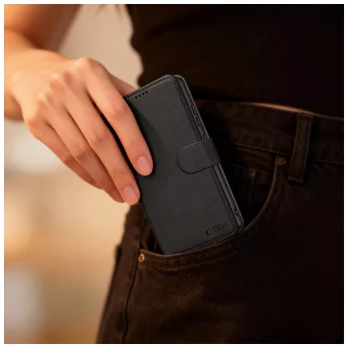 TECH-PROTECT wallet tok Galaxy A57 5G készülékhez fekete