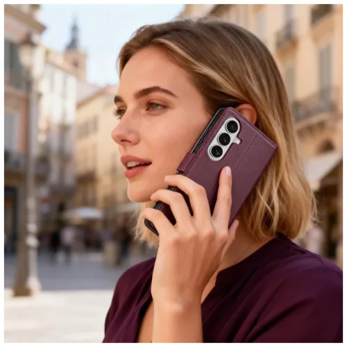 TECH-PROTECT kártyatartós tok Galaxy A57 5G készülékhez szeder