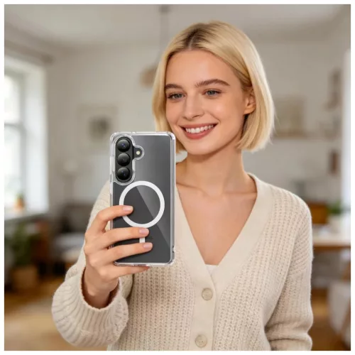 TECH-PROTECT FLEXAIR HYBRID MAGSAFE tok Samsung Galaxy A36/A56/A37 5G készülékhez átlátszó