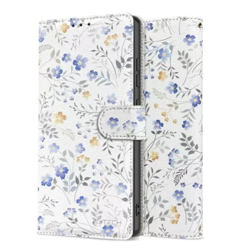 TECH-PROTECT pénztárca tok Samsung Galaxy A57 5G készülékhez Spring Flowers