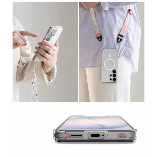 RINGKE Fusion Magnetic MagSafe tok Samsung Galaxy S26 Ultra készülékhez átlátszó