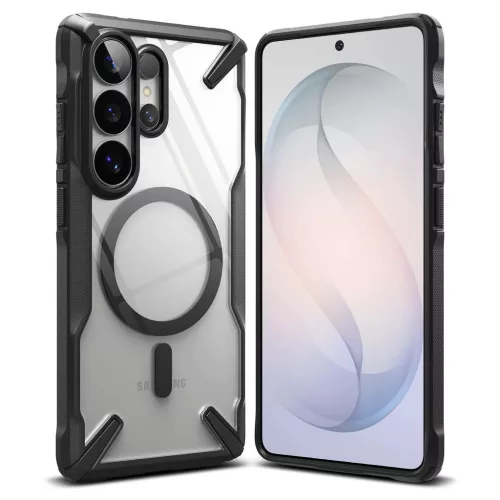 RINGKE Fusion X Magnetic MagSafe tok Galaxy S26 Ultra készülékhez fekete