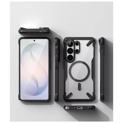RINGKE Fusion X Magnetic MagSafe tok Galaxy S26 Ultra készülékhez fekete