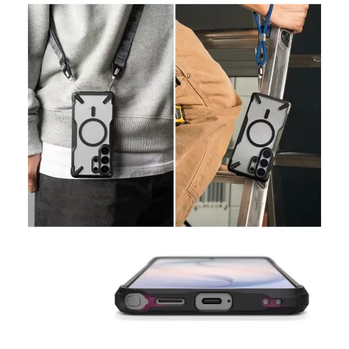 RINGKE Fusion X Magnetic MagSafe tok Galaxy S26 Ultra készülékhez fekete