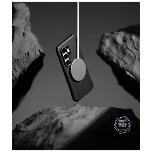 RINGKE ONYX ALFA mágneses MagSafe tok Samsung Galaxy S26 Ultra készülékhez, fekete