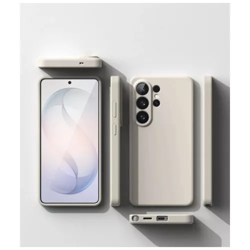 RINGKE szilikon mágneses MagSafe tok Galaxy S26 Ultra készülékhez kőszürke