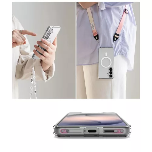 RINGKE FUSION MAGNETIC MAGSAFE tok Galaxy S26+ Plus készülékhez átlátszó