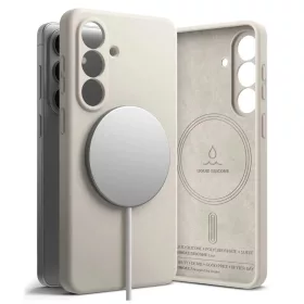   RINGKE szilikon mágneses MagSafe tok Galaxy S26 készülékhez kőszürke