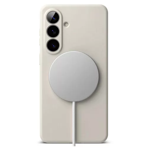 RINGKE szilikon mágneses MagSafe tok Galaxy S26 készülékhez kőszürke