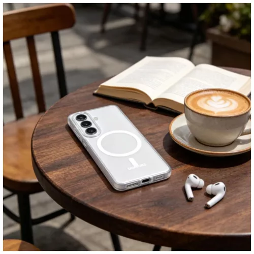 TECH-PROTECT MagSlim MagSafe tok Samsung Galaxy S26 készülékhez matt/jég