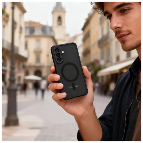 TECH-PROTECT MAGMAT MAGSAFE tok Samsung Galaxy A57 5G készülékhez matt fekete