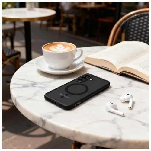 TECH-PROTECT MAGMAT MAGSAFE tok Samsung Galaxy A57 5G készülékhez matt fekete