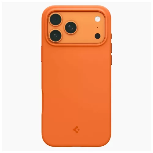 SPIGEN Silicone Fit Mag MagSafe tok iPhone 17 Pro Max készülékhez kozmikus narancs