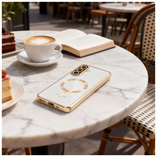 TECH-PROTECT MagFlex MagSafe tok Samsung Galaxy A37 5G készülékhez fényes arany
