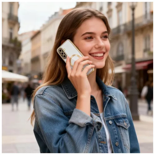 TECH-PROTECT MagFlex MagSafe tok Samsung Galaxy A37 5G készülékhez fényes arany