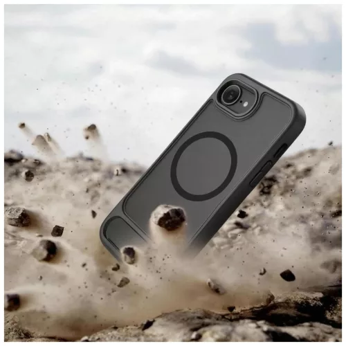 TECH-PROTECT MagRack MagSafe telefontartó iPhone 16E/17E készülékhez matt fekete