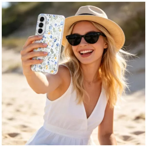 TECH-PROTECT FlexAir tok Samsung Galaxy A57 5G készülékhez Spring Flowers