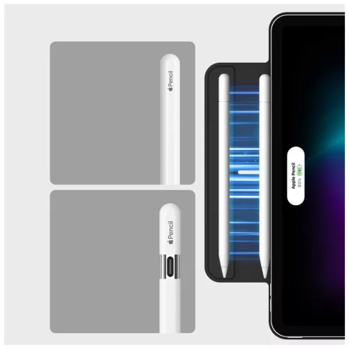 ESR Rebound Magnetic tok iPad Pro 12,9" 4/5/6. generáció (2020–2022) és iPad Air 13" 1/2. generáció (2024–2025) készülékekhez, fekete