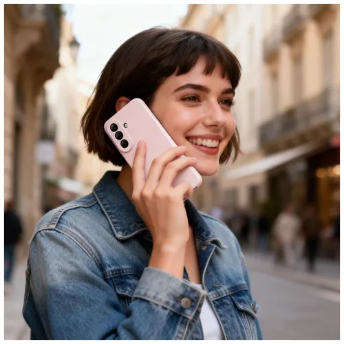 TECH-PROTECT ICON tok Samsung Galaxy A57 5G készülékhez, rózsaszín