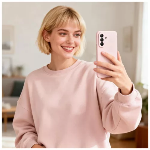 TECH-PROTECT ICON tok Samsung Galaxy A37 5G készülékhez rózsaszín
