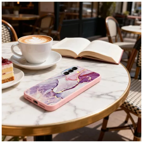 TECH-PROTECT ICON tok Samsung Galaxy A37 5G készülékhez márvány