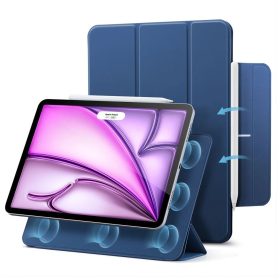   ESR Rebound Magnetic tok iPad Pro 12.9” (4/5/6. generáció, 2020–2022) és iPad Air 13” (1/2. generáció, 2024–2025) készülékhez, tengerészkék