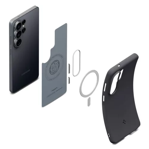 SPIGEN NANO POP MAG MagSafe tok Samsung Galaxy S26 Ultra készülékhez Black Sesame