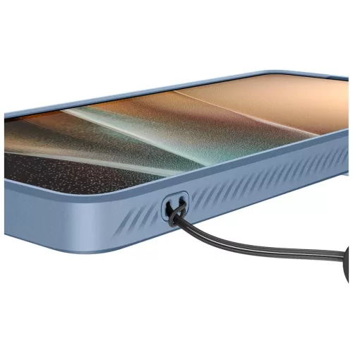 SPIGEN Optik Armor tok Samsung Galaxy S26 Ultra készülékhez világoskék
