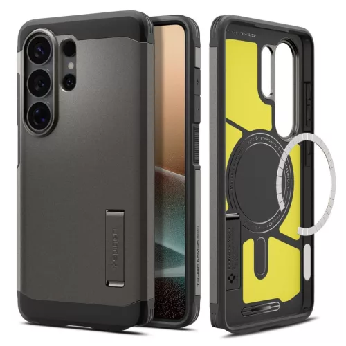 SPIGEN TOUGH ARMOR MAG MagSafe tok Samsung Galaxy S26 Ultra készülékhez ágyúszürke